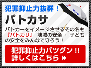 防犯抑止力抜群！パトカサ