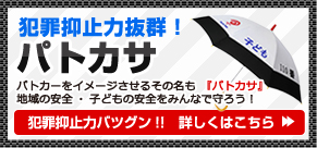 防犯抑止力抜群！パトカサ